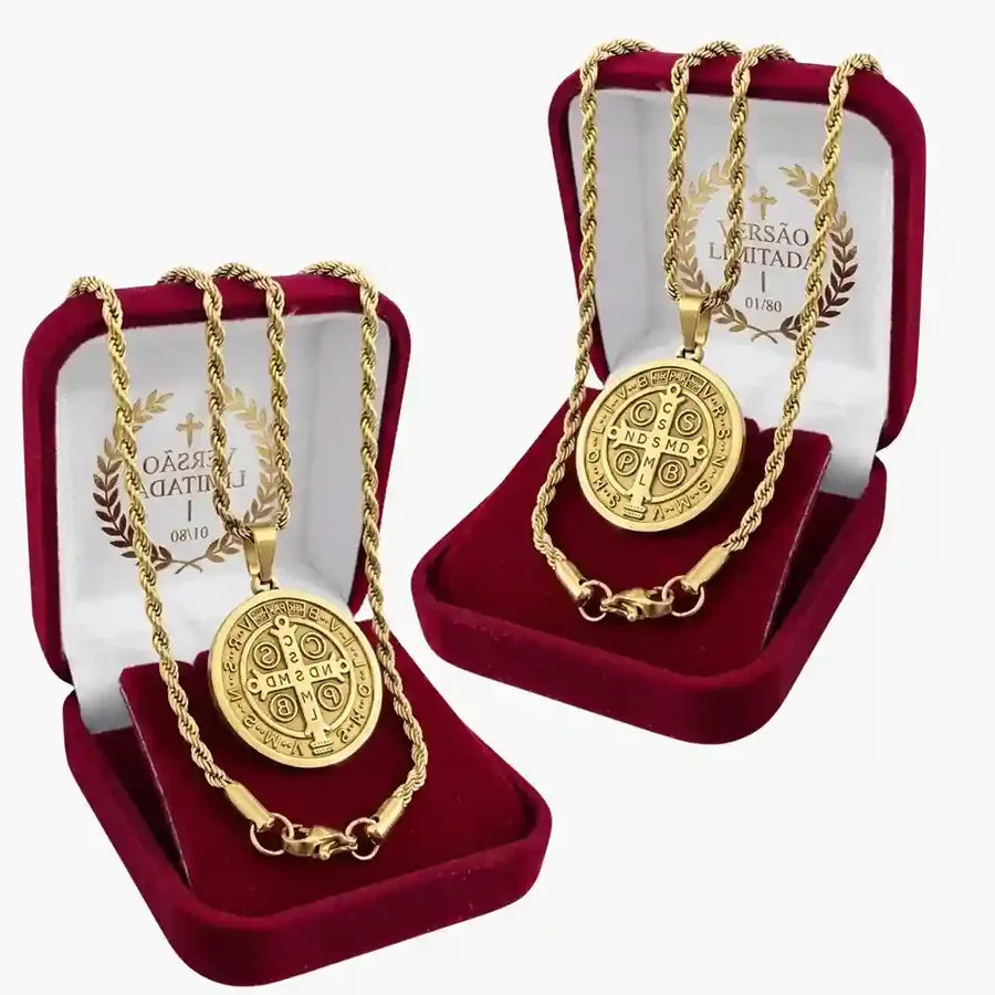 Kit 2 Unidades Completas — Ouro 18k
