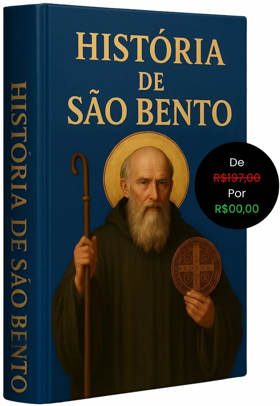 Livro História de São Bento — brinde físico
